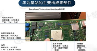 nxp電源管理芯片對華為5G基站的成本比率